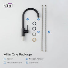 Load image into Gallery viewer, KIBI Lowa Single Lever Handle High Arc Kitchen Bar Sink Faucet