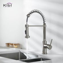 Load image into Gallery viewer, KIBI Aurora Single Handle High Arc Pull Down Kitchen Faucet