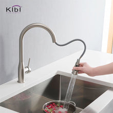 Load image into Gallery viewer, KIBI Napa Single Handle High Arc Pull Down Kitchen Faucet