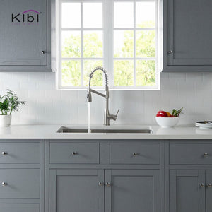 KIBI Largo Single Handle High Arc Pull Down Kitchen Faucet