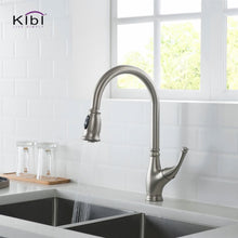Load image into Gallery viewer, KIBI Summit Single Handle High Arc Pull Down Kitchen Faucet