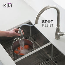 Load image into Gallery viewer, KIBI Summit Single Handle High Arc Pull Down Kitchen Faucet