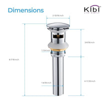 Load image into Gallery viewer, KIBI Victorian Brass Single Handle Bathroom Vanity Sink Faucet