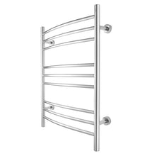 Load image into Gallery viewer, Riviera Towel Warmer, Brushed, Dual Connection, 9 Bars