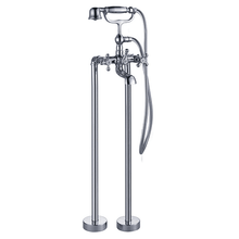 Load image into Gallery viewer, Dakota Signature Freestanding Tub Filler with Hand Shower