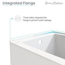 Load image into Gallery viewer, Voltaire 54&quot; X 30&quot; Left-Hand Drain Alcove Bathtub with Apron