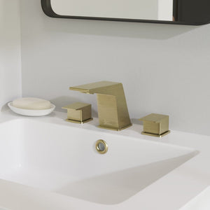 Carré Widespread, Double Handle, Bathroom Faucet