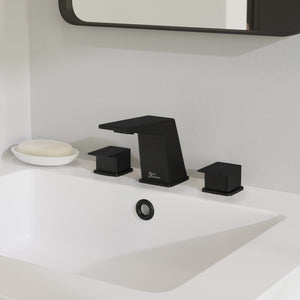 Carré Widespread, Double Handle, Bathroom Faucet