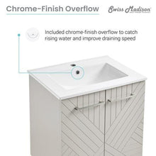 Load image into Gallery viewer, Annecy 24&quot; Bathroom Vanity Set in Mayhem Greige with Sink Included