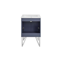 Load image into Gallery viewer, Aberdeen 30 In. Blue Limestone Countertop with Oil-Rubbed Bronze Pulls and Knobs Vanity
