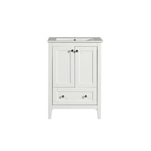Load image into Gallery viewer, Cannes 24&quot; Single Free-Standing Bathroom Vanity with Sink Included in White