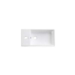 Pierre 19.5 Single, Freestanding, Open Shelf, Chrome Metal Frame Bathroom Vanity