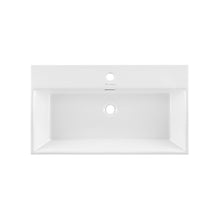 Load image into Gallery viewer, Claire 30&quot; Console Sink White Basin Black Legs