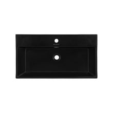 Load image into Gallery viewer, Claire 30&quot; Console Sink Black Basin Black Legs