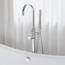 Load image into Gallery viewer, Ivy Freestanding Bathtub Faucet in Brushed Nickel