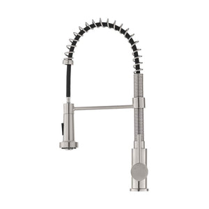 Nouvet Single Handle, Pull-Down Dual Function Spray Kitchen Faucet