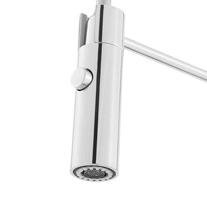 Chalet Single Handle, Pull-Down Kitchen Faucet by Swiss Madison