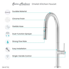 Load image into Gallery viewer, Chalet Single Handle, Pull-Down Kitchen Faucet