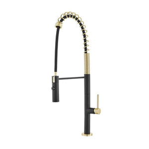 Chalet Single Handle, Pull-Down Kitchen Faucet by Swiss Madison