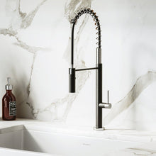 Load image into Gallery viewer, Chalet Single Handle, Pull-Down Kitchen Faucet by Swiss Madison