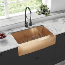 Load image into Gallery viewer, Rivage 33&quot; x 21&quot; Stainless Steel, Single Basin, Farmhouse Kitchen Sink with Apron