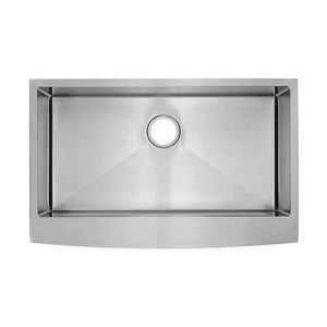 Rivage 33" x 21" Stainless Steel, Single Basin, Farmhouse Kitchen Sink with Apron