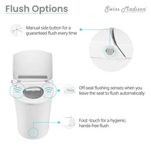 Load image into Gallery viewer, ﻿﻿﻿Avancer Intelligent Tankless Elongated Toilet and Bidet, Touchless Vortex™ Dual-Flush 1.1/1.6 gpf