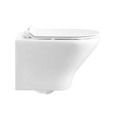 Load image into Gallery viewer, Monaco Wall-Hung Round Compact Toilet Bowl