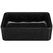 Load image into Gallery viewer, Single Bowl Kitchen Sink in Absolute Black Granite with Polished Apron