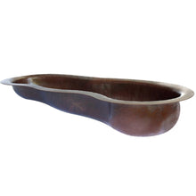 Load image into Gallery viewer, River Hammered Copper Bar Sink, Cayenne