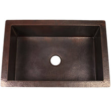 Load image into Gallery viewer, Open Single Bowl Undermount Copper Kitchen Sink