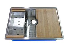 Load image into Gallery viewer, Dakota Signature Series Ledge Stainless Steel Rectangular Kitchen Sink