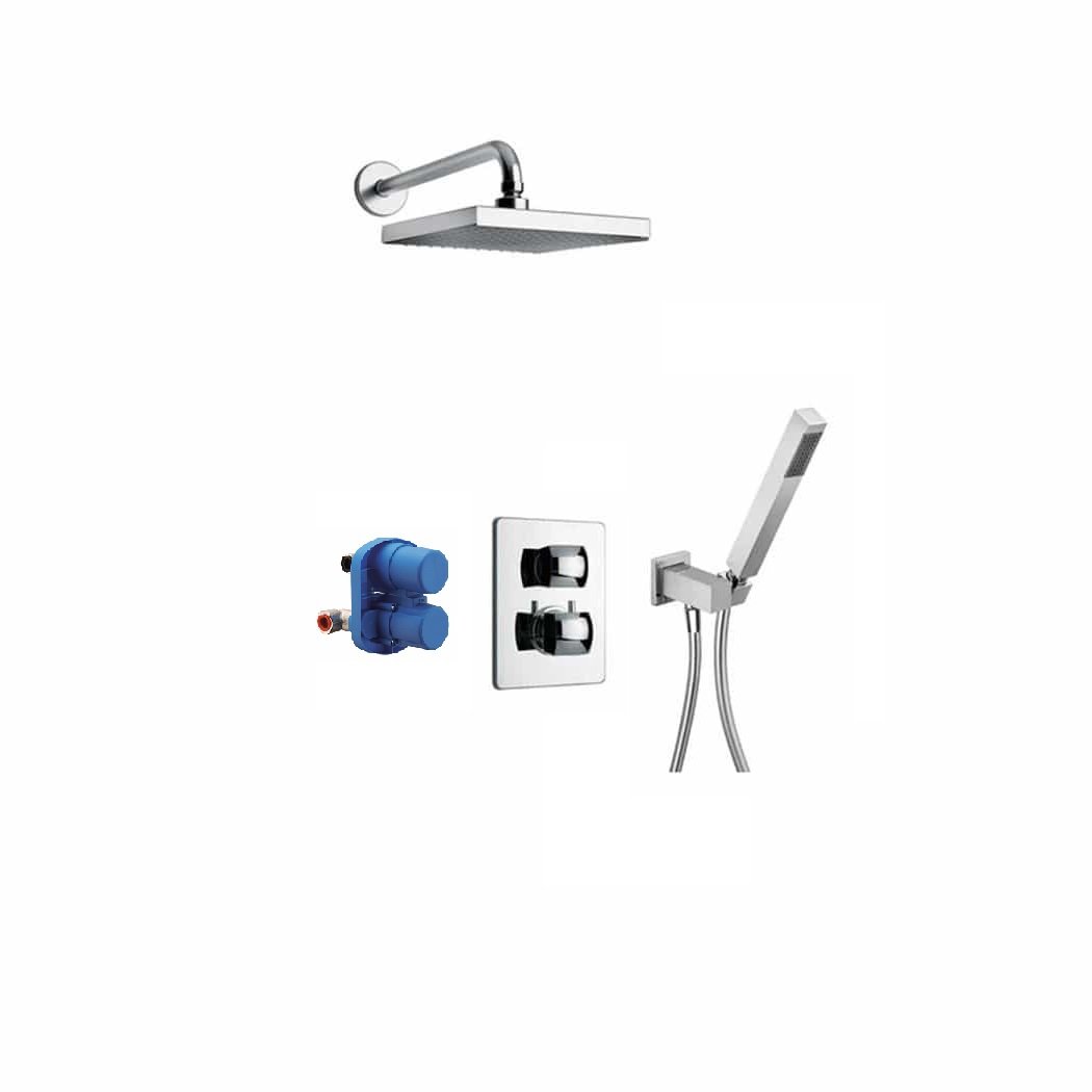 Lady Thermostatic Shower With 2-way Diverter Volume Control And Hand-shower