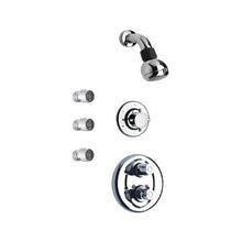 Load image into Gallery viewer, Water Harmony Thermostatic Shower With 3/4&quot; Ceramic Disc Volume Control, 3-way Diverter And 3 Body Jets