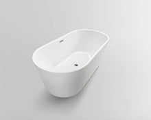 Load image into Gallery viewer, 67&quot; Freestanding Bathtub – Overflow W/Chrome Finish and Adjustable Leveling Legs