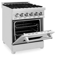 Load image into Gallery viewer, ZLINE 24&quot; 2.8 cu. ft. Dual Fuel Range with Gas Stove and Electric Oven in Stainless Steel (RA24)