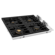 Load image into Gallery viewer, ZLINE 30&quot; Dropin Cooktop with 4 Gas Burners and Black Porcelain