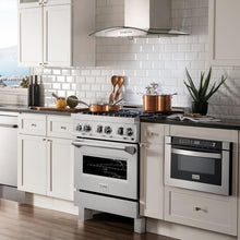 Load image into Gallery viewer, ZLINE 30&quot; Professional Dual Fuel Range in DuraSnow® Stainless Steel