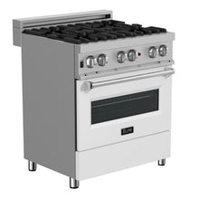 Load image into Gallery viewer, ZLINE 30&quot; Professional Dual Fuel Range in DuraSnow® Stainless Steel