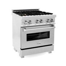 Load image into Gallery viewer, ZLINE 30&quot; Professional Dual Fuel Range in DuraSnow® Stainless Steel