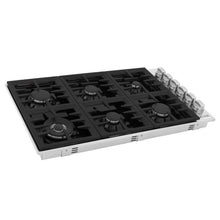 Load image into Gallery viewer, ZLINE 36&quot; Dropin Cooktop with 6 Gas Burners and Black Porcelain