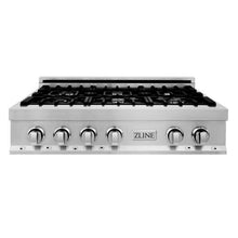 Load image into Gallery viewer, ZLINE 36&quot; Porcelain Rangetop with 6 Gas Burners