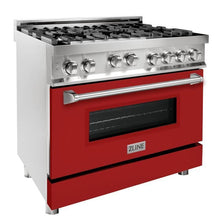 Load image into Gallery viewer, ZLINE 36&quot; Professional Gas on Gas Range in Stainless Steel