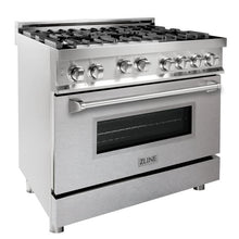 Load image into Gallery viewer, ZLINE 36&quot; Professional Gas on Gas Range in Stainless Steel