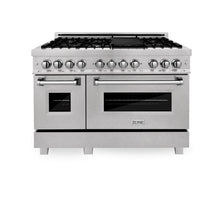 Load image into Gallery viewer, ZLINE 48&quot; Professional Dual Fuel Range in DuraSnow® Stainless Steel