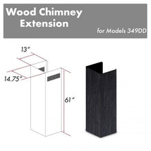 Load image into Gallery viewer, ZLINE 61 in. Wooden Chimney Extension for Ceilings up to 12.5 ft. (349DD-E)