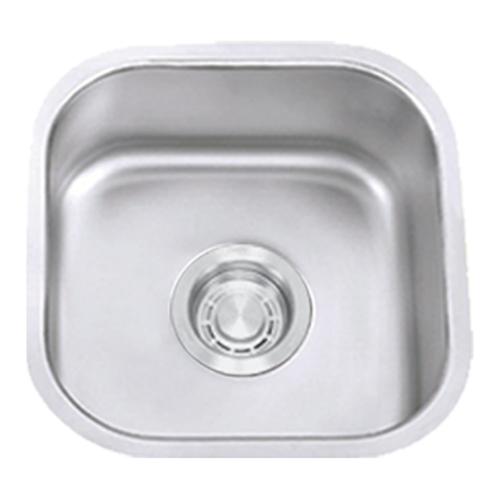 Dakota Signature 16″ Stainless Steel Single Bowl Bar Sink w/ Grid