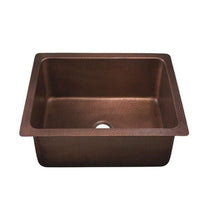 Load image into Gallery viewer, Dakota Signature Handmade Copper Bar Sink Single Bowl 18″