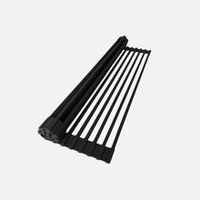 Load image into Gallery viewer, 20 inch Over The Sink Roll-up Dish Drying Rack, Black by Stylish A-900BK