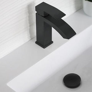 Bathroom Sink Pop-Up Drain with Overflow Brushed Nickel Finish by Stylish D-701B